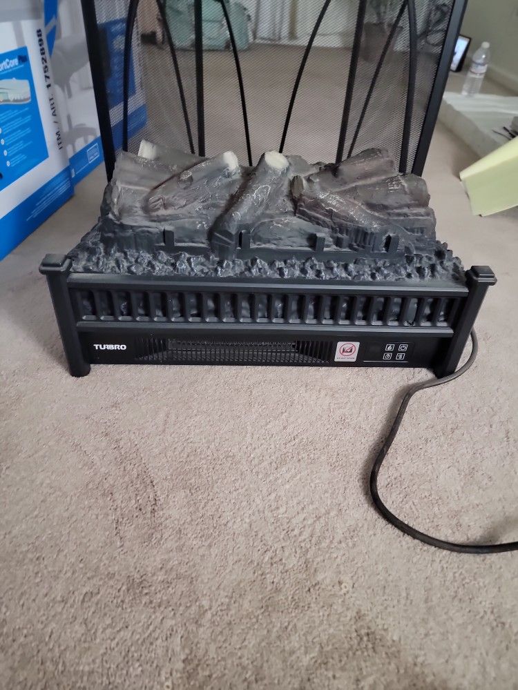 Realistic Fire Log Heater