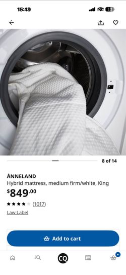 IKEA ÅNNELAND King Hybrid Mattress – Like New