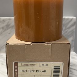 Longaberger Pumpkin Spice 1 Pint Candle New