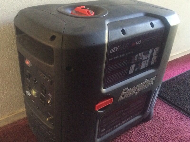 Energizer ezv2200 ez125 generator
