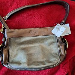 New Small Authentic Coach Bag With Tags