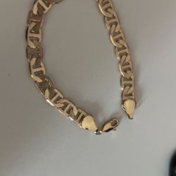 Men Bracelet Gold Plated 