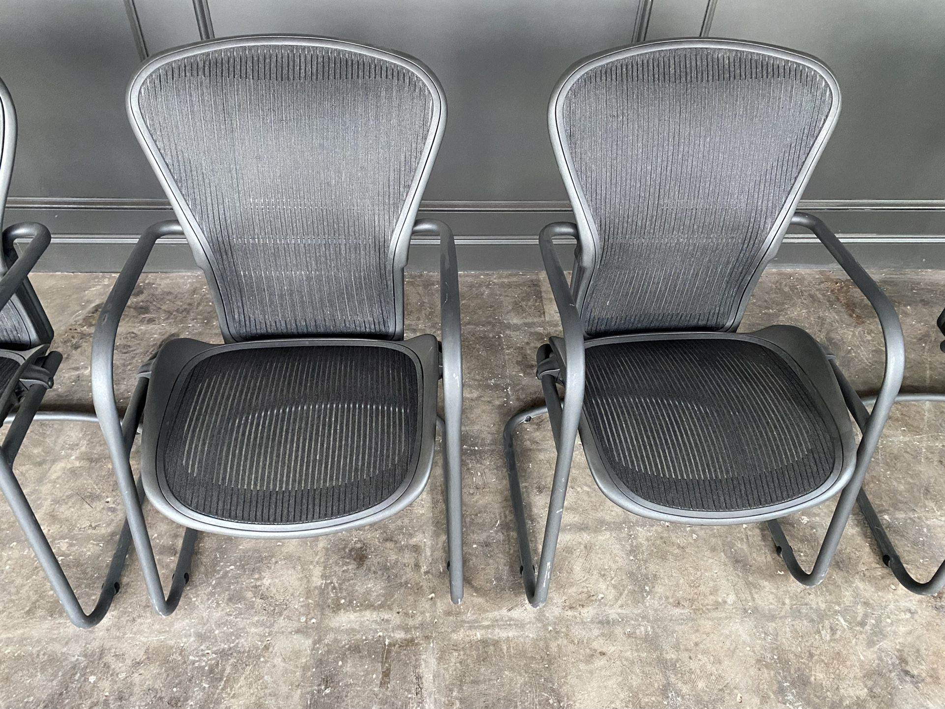 4 Herman Miller Aeron Office Chairs