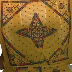 Handmade Embroidery Queen  Bed Sheets 