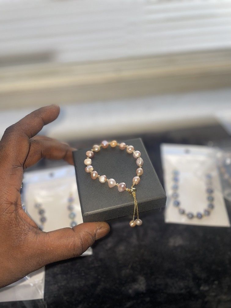 Freshwater Pearl Bracelets 18k Gold