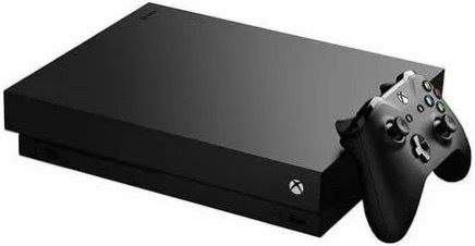 Xbox one X one tb with external hard drive