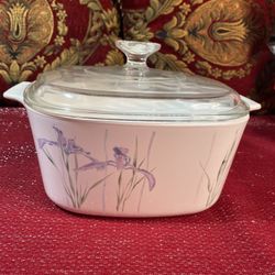 Vintage Corning  Ware 3 Liter With Pyrex Lid 