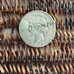 1922 Peace Silver Dollar