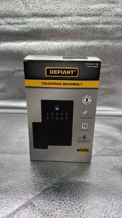 Defiant Touchpad Deadbolt For Front Door