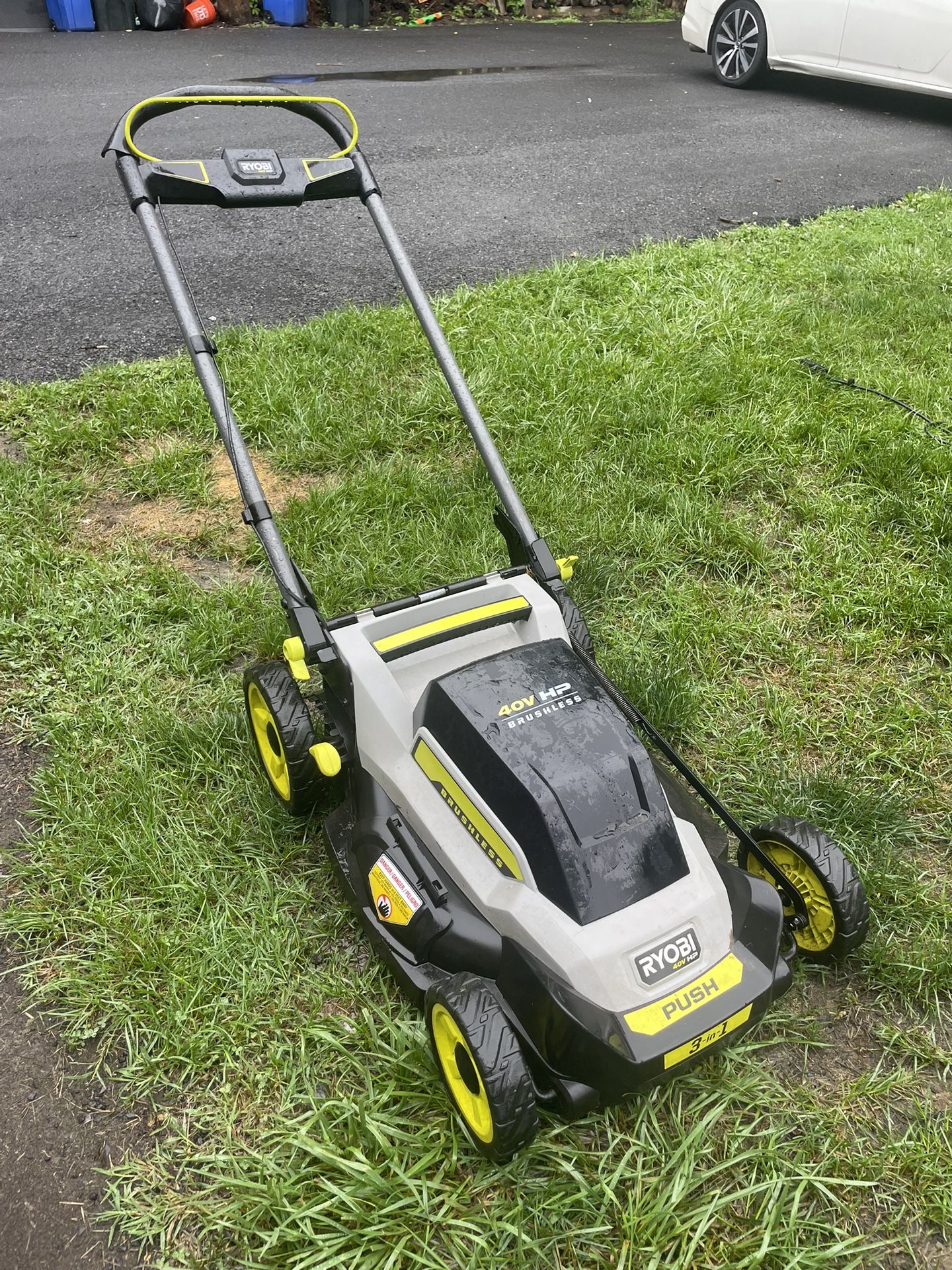 Ryobi Lawn Mover With Battery And Charger