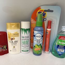 Travel Size Dry Shampoo Body Wash Deodorant Tide all 6 x $11
