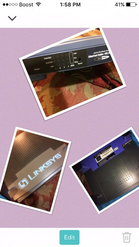 Linksys router