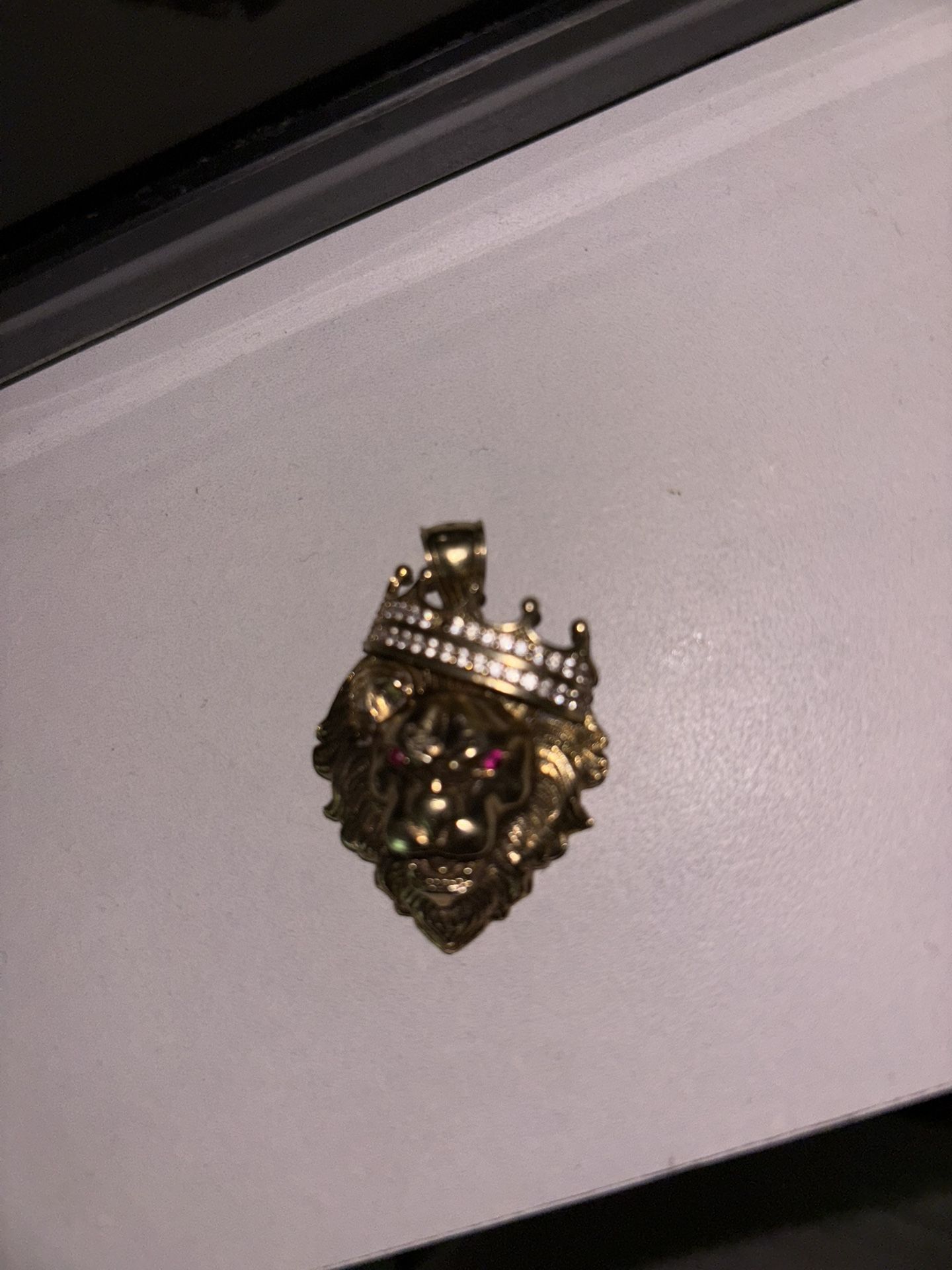 REAL 10K Gold Lioness Pendant ! Pendant Only !