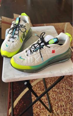 Nike MX-720-818 Worldwide White/Volt/Blue Fury Sneakers – Men’s Size 13