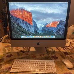 Apple iMac A1224 Core 2 Duo 24" Early 2009 2.66GHz 4GB RAM 640GB HDD El Capitan