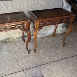 Mesas De Madera. Wood Side Tables