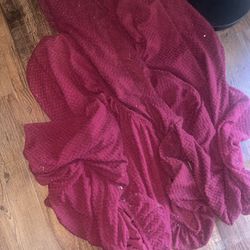 Burgundy Chair Covers