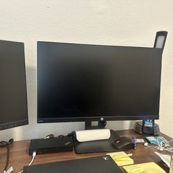 Two Monitors And Docking Station 
