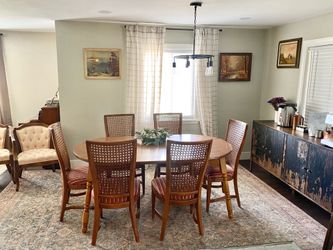 Vintage Dining Set and 2 armchairs