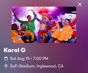 Karol G Concert SoFi