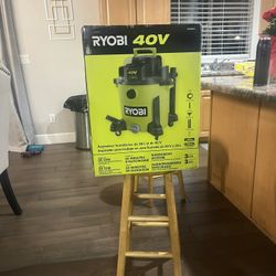 RYOBI 40V 10-Gal Cordless Wet/Dry Vacuum (Vacuum Only) 