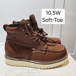 Wolverine Soft Toe Work Boots Size 10.5 W