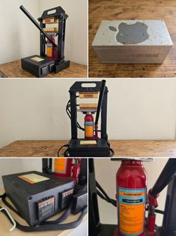 Dabpress 6-Ton Hydraulic Heat Press 3x5" with Dual PID Controller + Pre-Press Mold