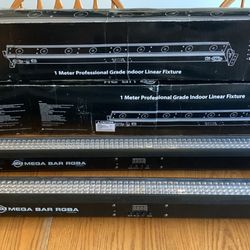 Professional DJ Lighting /Studio/bar Lighting. ADJ  UB 9H Strip Lights. 