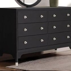 Black Dresser Fully Assembled Brand New In Box