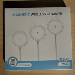 NEW 3 Pack Magnetic Wireless Charger (1.2m)