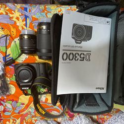 Nikon D5300 with two lenses