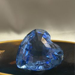 Swarovski Crystal Blue Heart Renewal collectible, introduced in 1997. 