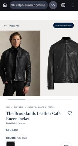 Polo leather jacket
