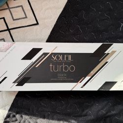 SOLEIL TURBO black professional mirrored chrome iron