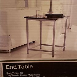 Black End Table (2)- NIB $15 (Both)