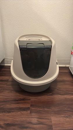 Cat Litter Box with Dome Lid and Swing Door