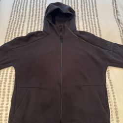 Adidas Full Zip Black Hoodie