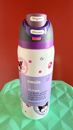 Owala FreeSip Stainless Steel Water Bottle 32 oz KUROMI