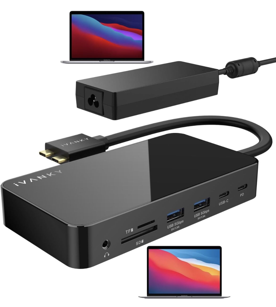 iVANKY FusionDock 1 MacBook Pro Docking Station with 150W Power Adapter