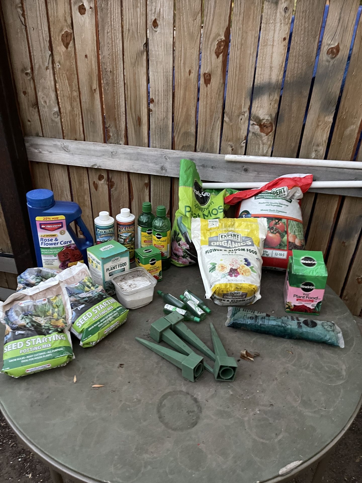 Tons Of Flowers And Vegetable Food Still New Some Of Them