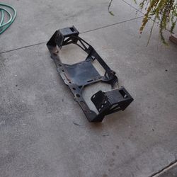 Off-road Bumper Skid Plate Winch Mount