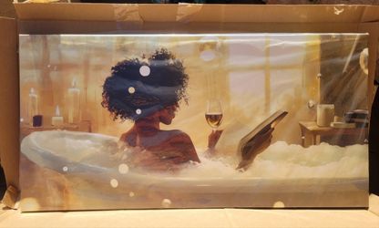 canvas / wall art "Read Between The Wines"