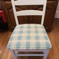 Wooden Chair with Padded Seat