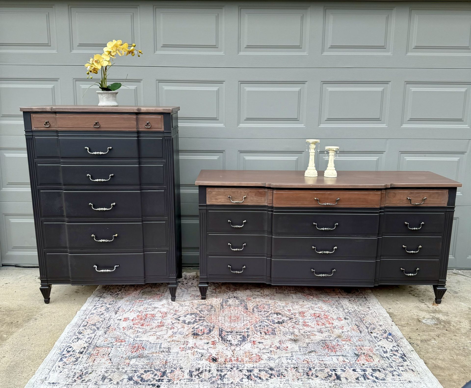 Solid Wood Dresser Set 