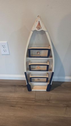 Hand made boat mail holder