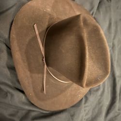 VTG Resistol 3x Beaver 7 1/4 Western Fedora Hat Cowboy