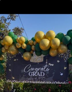 Graduation backdrop