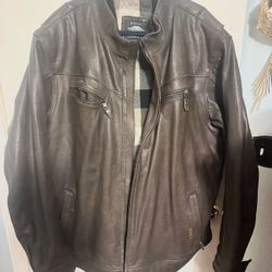 Men’s Harley Davidson leather Jacket- 4X
