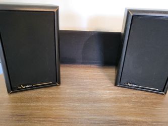 Infinity RS 125 Bookshelf Speakers with Center Speaker