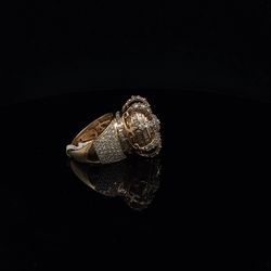 10K Gold With Natural Diamond VS Diamond Ring